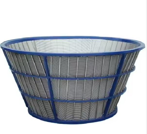 Stainless Steel Filter Basket application of Centrifuge in Sulfonate Recovery Plant with C9 Arene